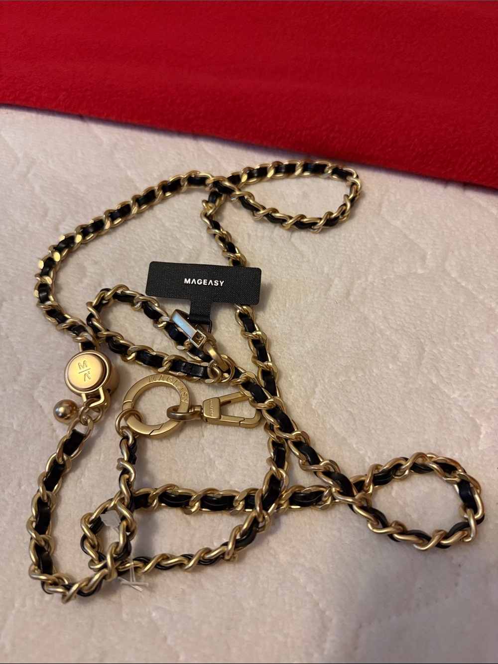 MAGEASY 9mm Chic Chain Strap + Strap Card Phone Lanyard - Picture 4 of 7